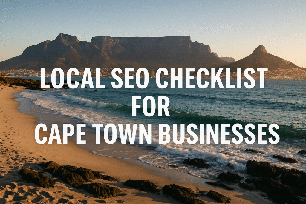 Local SEO Checklist for Cape Town Businesses