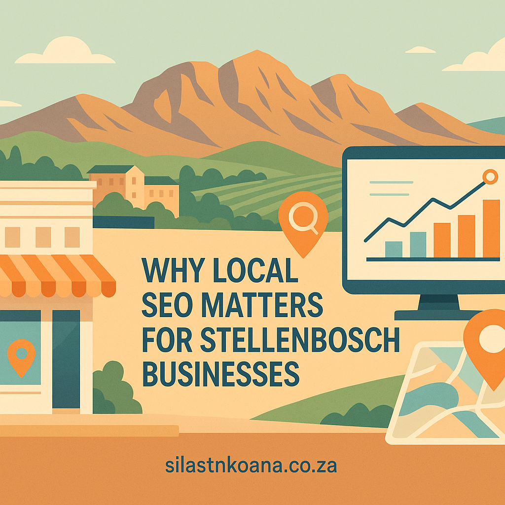 Marketing consultant Stellenbosch explaining why local SEO matters for businesses in Stellenbosch